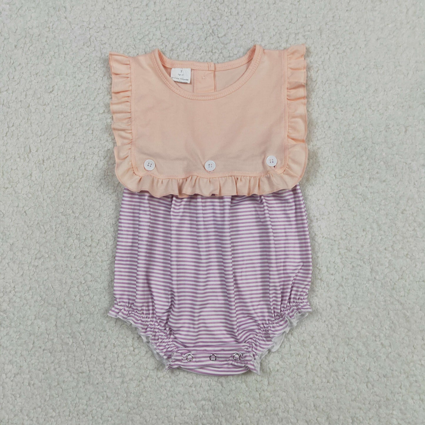 Sibling Baby Girls Kids Sleeveless Stripes Knee Length Dress Romper Summer Clothes