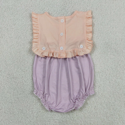 Sibling Baby Girls Kids Sleeveless Stripes Knee Length Dress Romper Summer Clothes