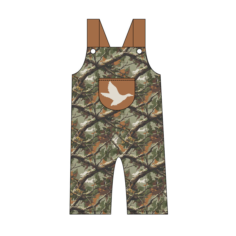 Preorder Baby Boys Kids Duck Camo Pants Jumpsuit Hunting Clothes ( Moq 5 )
