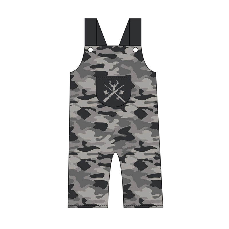 Preorder Baby Boys Kids Deer Fish Camo Pants Jumpsuit Hunting Clothes ( Moq 5 )