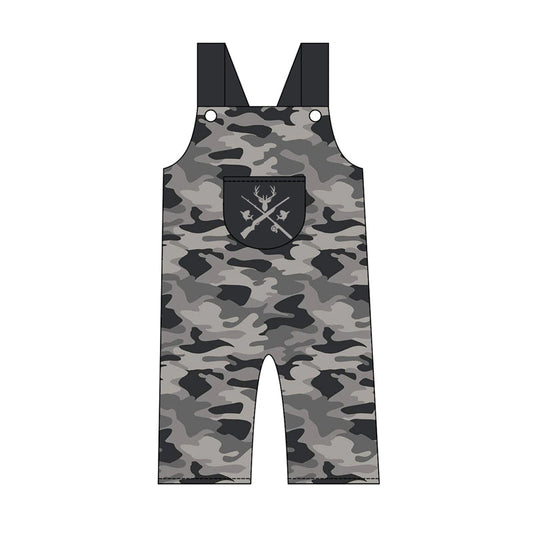 Preorder Baby Boys Kids Deer Fish Camo Pants Jumpsuit Hunting Clothes ( Moq 5 )
