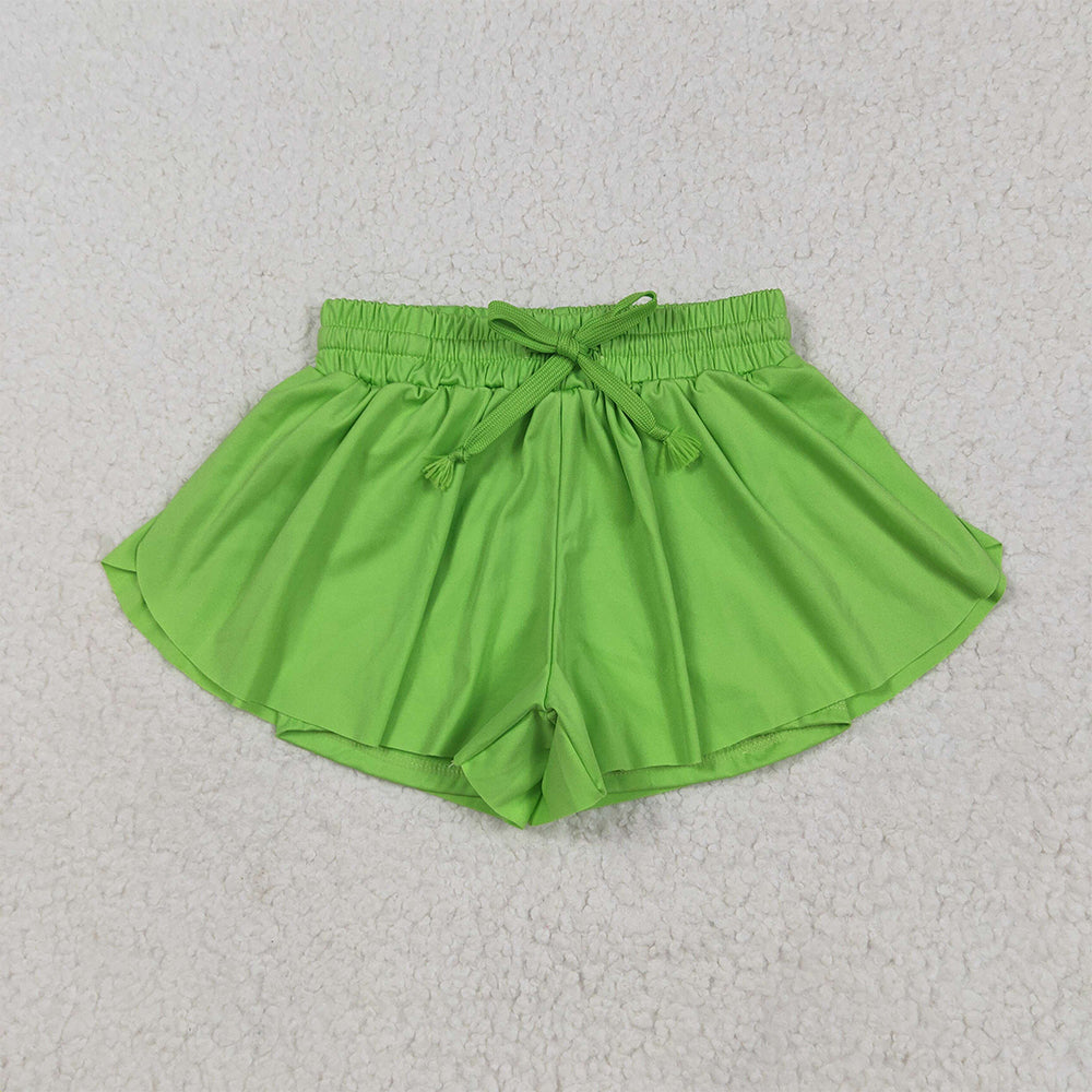 RTS Baby Girls Toddler Yoga Active Ruffle Shorts Summer Bottoms Clothes ( No.6-10 )