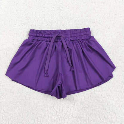 RTS Baby Girls Toddler Yoga Active Ruffle Shorts Summer Bottoms Clothes ( No.1-5 )