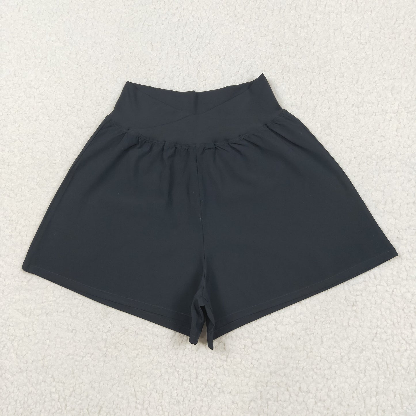 USA Shop Adult Women Black Shorts Yoga Active Bottoms Clothes
