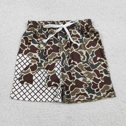 Sibling Baby Boys Toddler Southern Camo Drip Pockets Shorts Summer Bottoms
