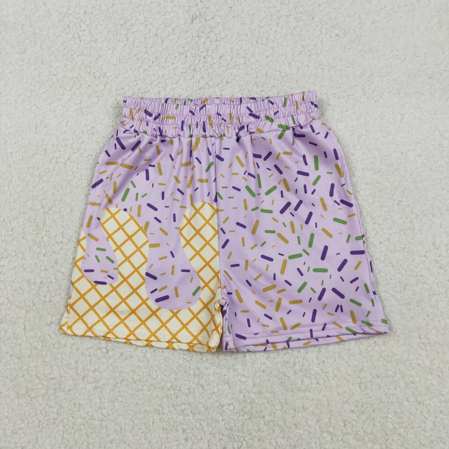 Sibling Baby Boys Girls Sprinkles Drips Hoodie Shirt Shorts Skirts Lavender Clothes