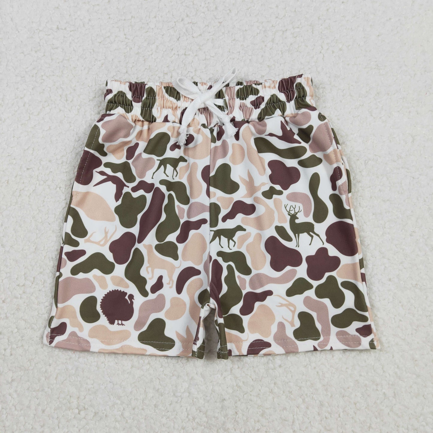 Sibling Baby Boys Toddler Southern Camo Pockets Shorts Summer Bottoms