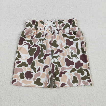 Sibling Baby Boys Toddler Southern Camo Pockets Shorts Summer Bottoms