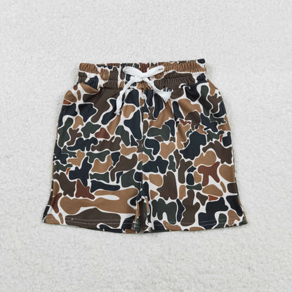 Sibling Baby Boys Toddler Southern Camo Pockets Shorts Summer Bottoms