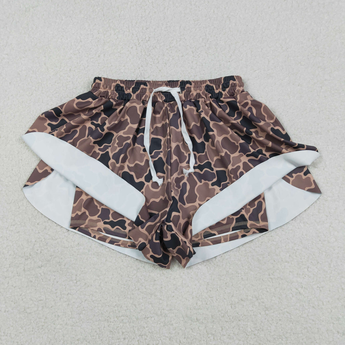 Sibling Kids Girls Adult Women Camo Yoga Southern Shorts Bottoms Family Clothes
