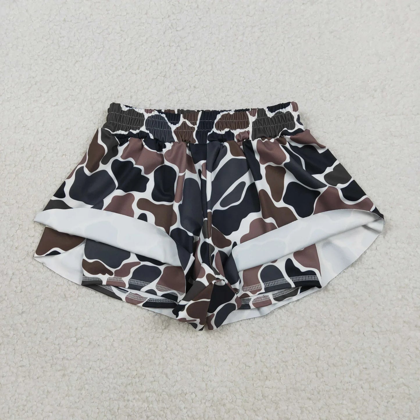 Sibling Family Kids Girls Adult Women Camo Yoga Southern Shorts Bottoms