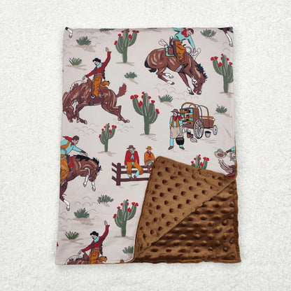 Baby Boys Kids Western Cactus Horse Blanket