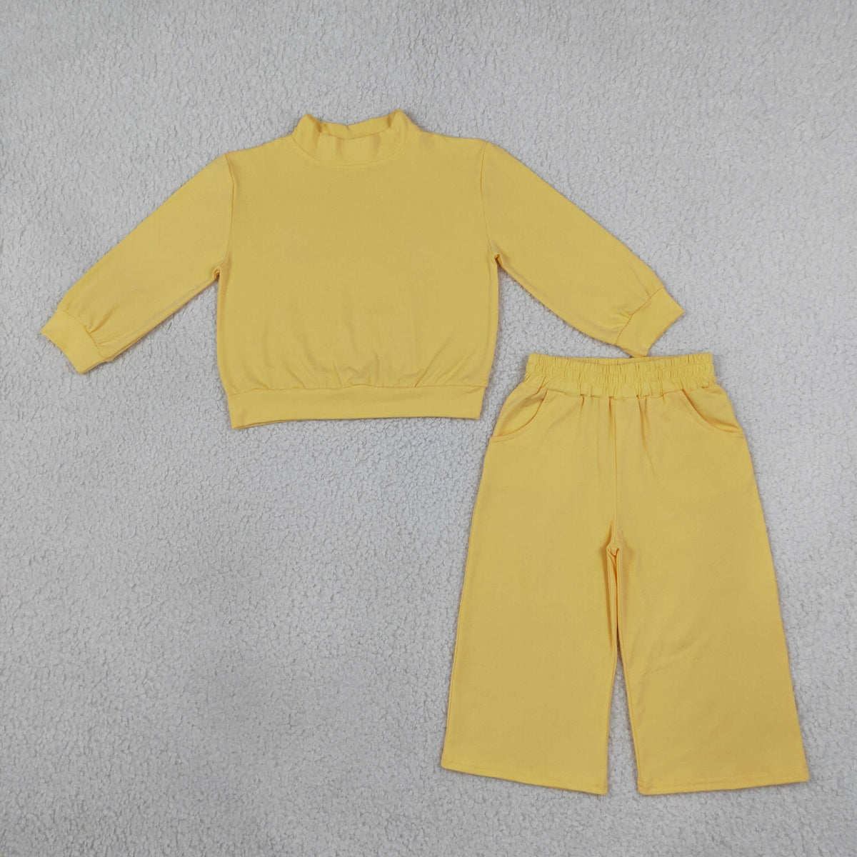 Sibling Baby Girl Kids Long Sleeves Shirts Pockets Pants Sets Cotton Clothes