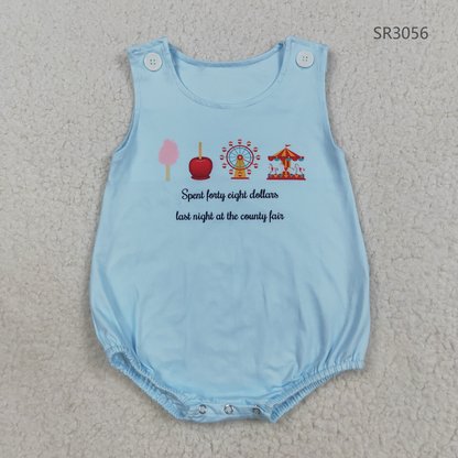 RTS Sibling Baby Boys Kids Short Sleeves Blue Shirt Red Plaid Shorts Set Bubble Romper