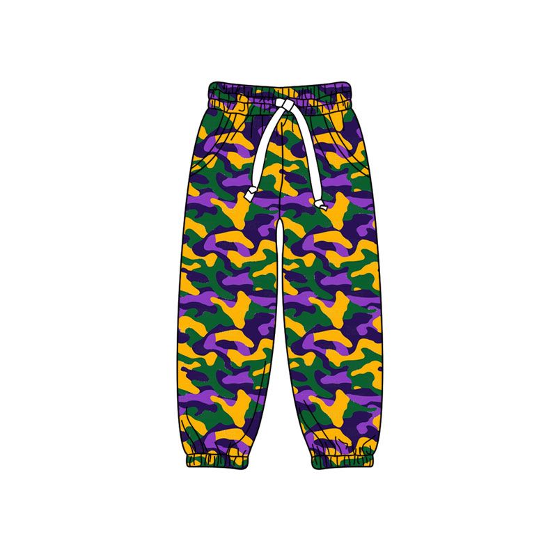 Moq 5 Baby Boys Kids Mardi Gras Pockets Pants Bottoms Camo Clothes