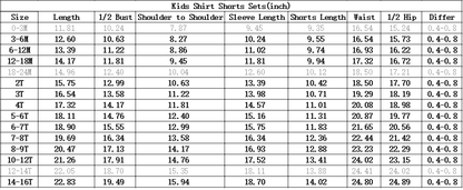 Baby Girls Kids Long Sleeves G Shirt Shorts Red Cotton Set Team Clothes
