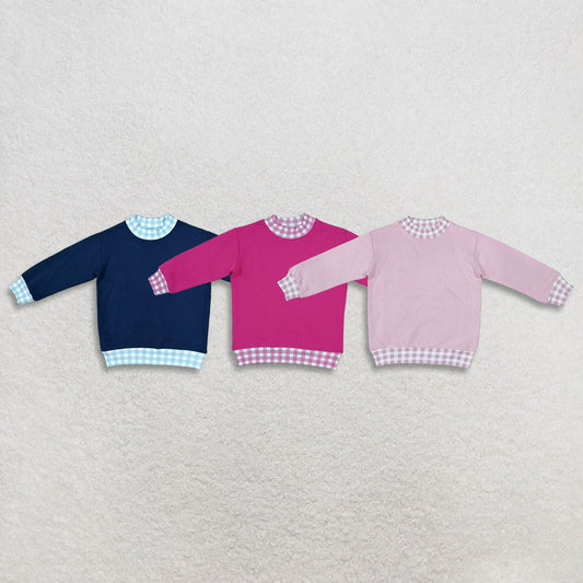 Sibling Baby Boys Girls Kids Long Sleeves Pullovers Shirts Sweatshirts Cotton Clothes