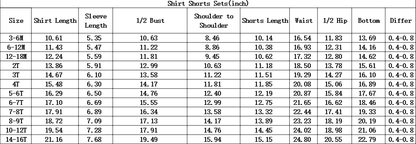 Baby Girls Kids Short Sleeves Ducks Flower Bows Shirt Scallop Shorts Set Clothes