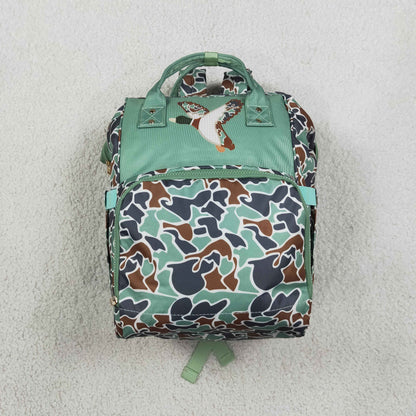 Sibling Baby Boys Kids Camo Print Zipper Backpack School Hunting Bag