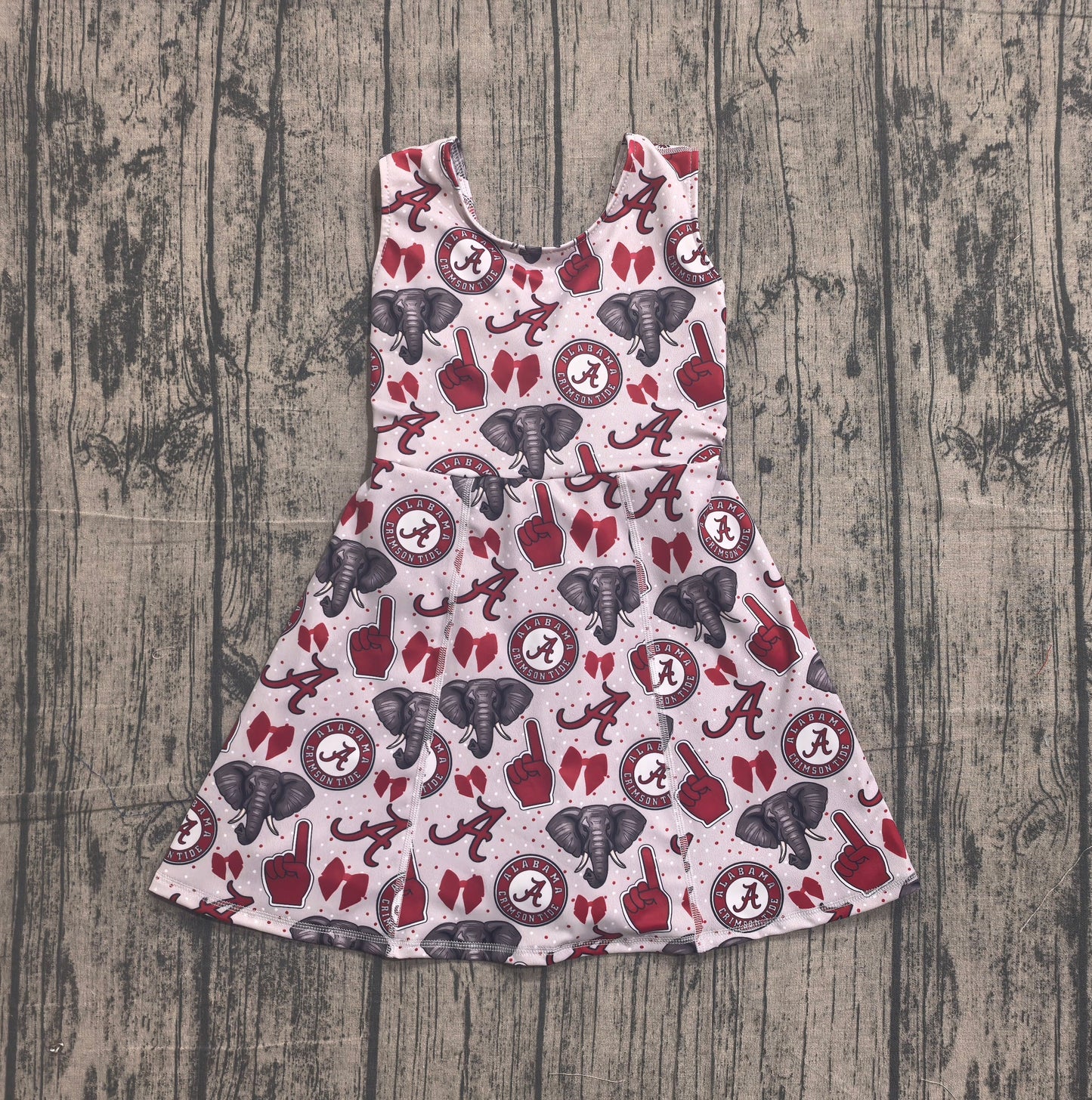 Preorder Baby Girls Kids Sleeveless Elephant Bows Team Yoga Active Shorts Dress