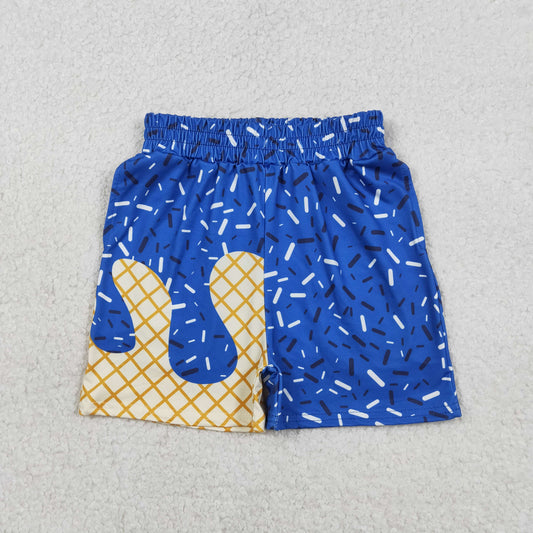 Baby Boys Kids Blue Drips Sprinkles Summer Shorts Summer Clothes
