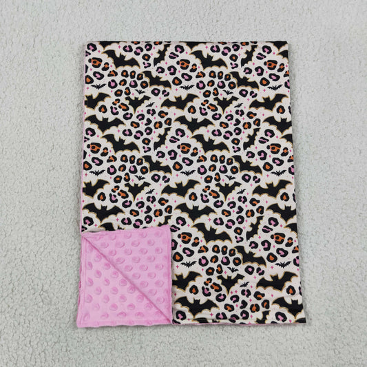 Baby Girls Kids Bats Leopard Halloween Blanket