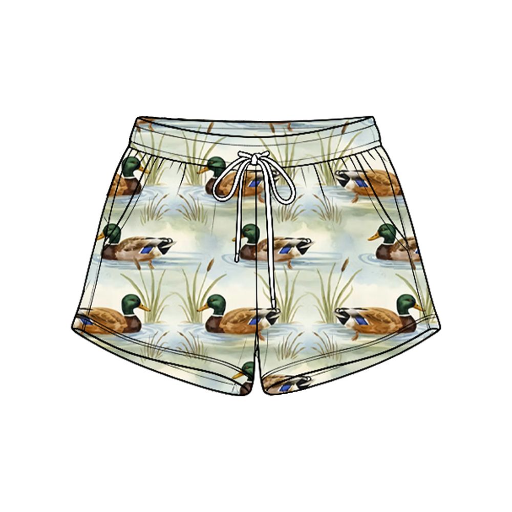 Moq 5 Preorder Baby Boys Kids Pockets Shorts Bottoms Ducks Clothes