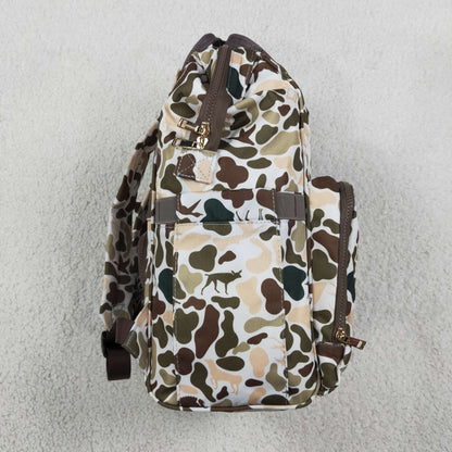 Baby Boys Kids Dogs Ducks Deer Camo Zipper Backpack Hunting Bag RTS