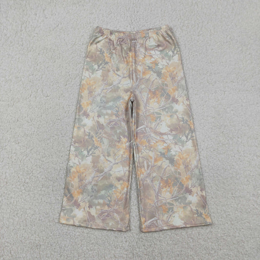 Baby Girls Kids Leaves Camo Pants Bottom
