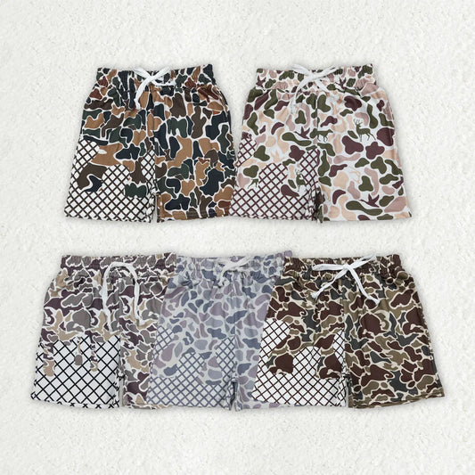 Sibling Baby Boys Toddler Southern Camo Drip Pockets Shorts Summer Bottoms