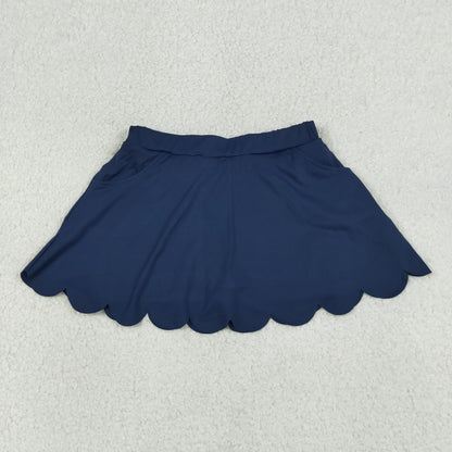 Baby Girls Kids Navy Pockets Skirt Shorts Bottoms Yoga Active Clothes