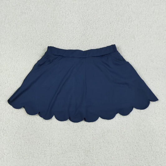 Baby Girls Kids Navy Pockets Skirt Shorts Bottoms Yoga Active Clothes