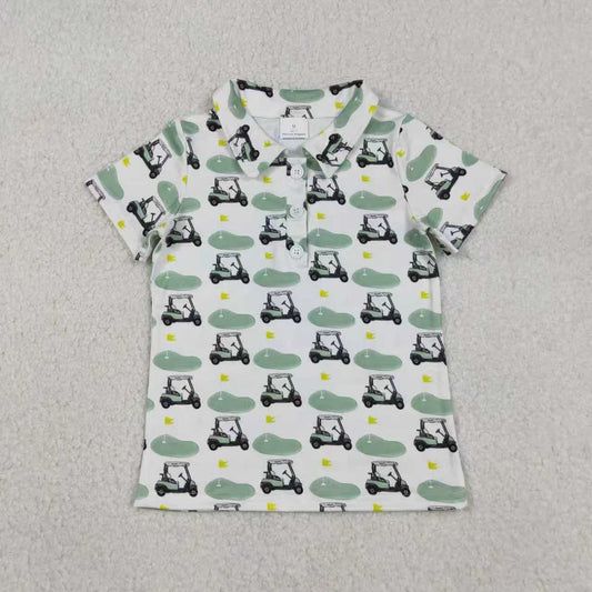 RTS Sibling Baby Boys Short Sleeves Buttons Golf Shirts Tops Summer Clothes