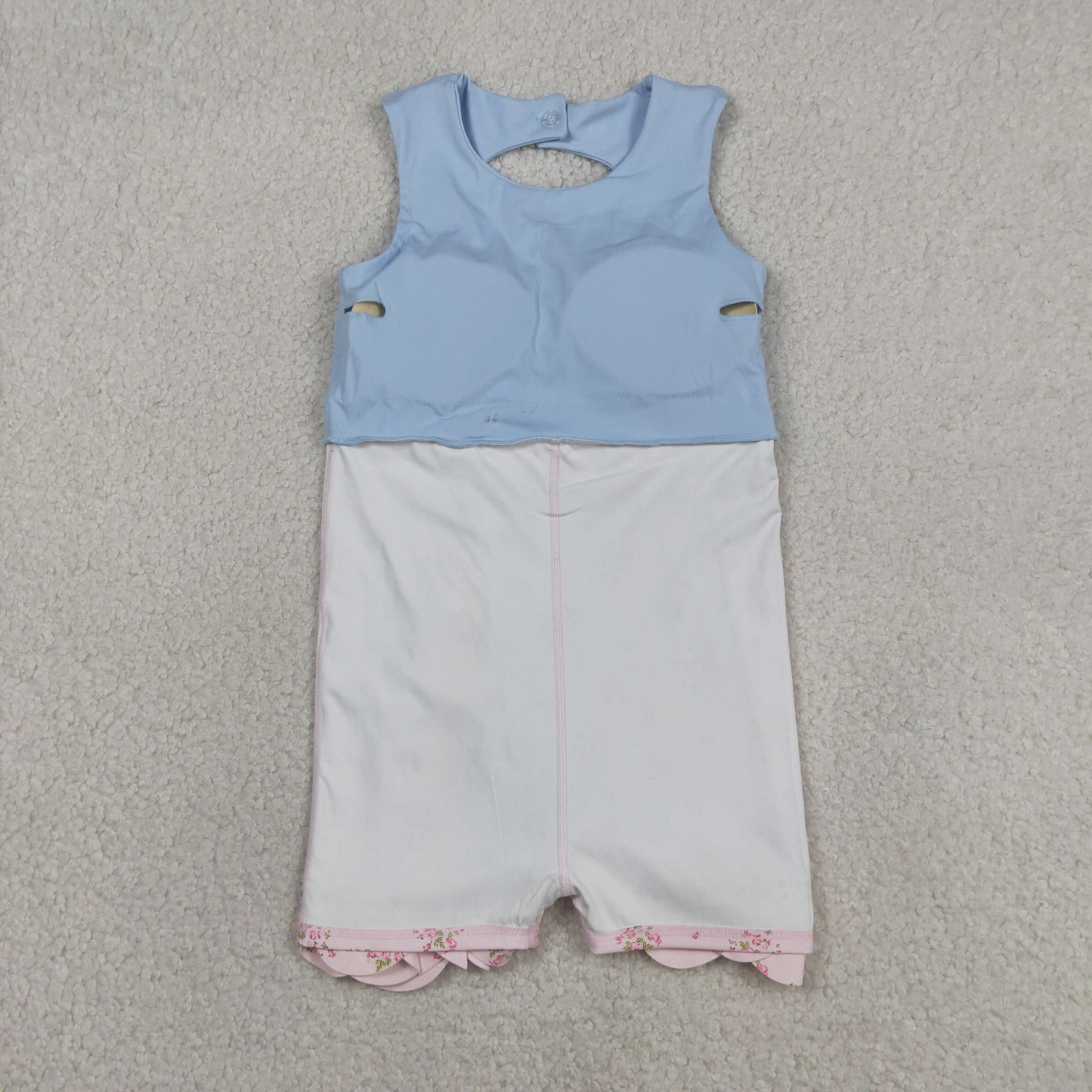 Baby Girls Kids Sleeveless Plaid Bows with Shorts Yoga Scallop Dress
