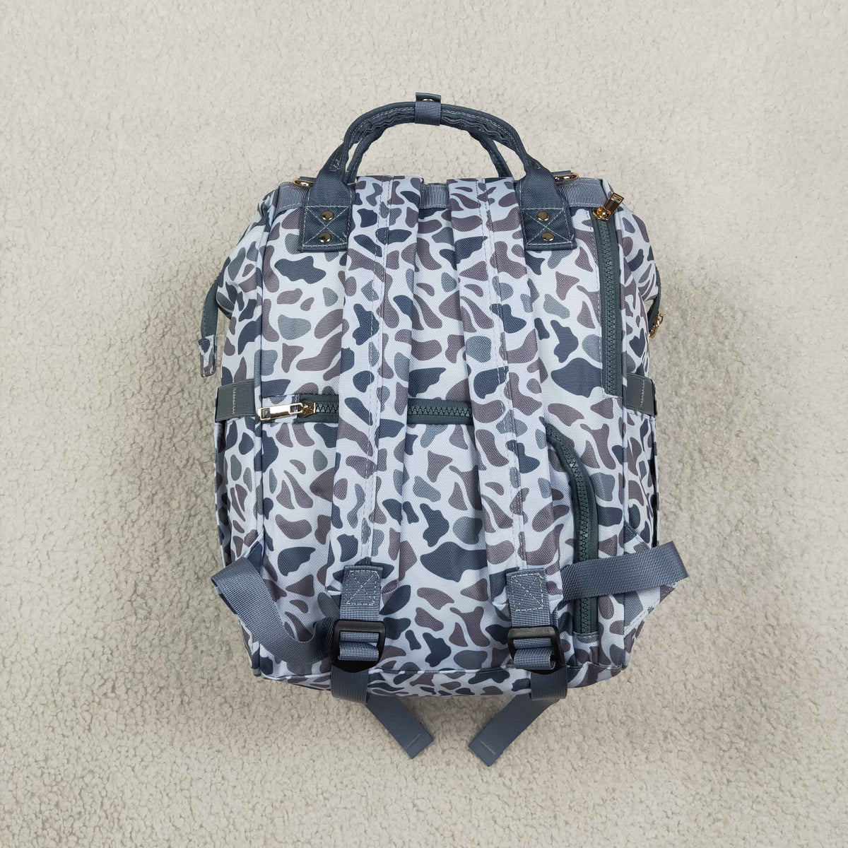 Sibling Baby Boys Kids Camo Print Zipper Backpack School Hunting Bag