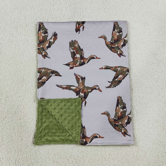 Baby Boys Toddler Camo Ducks Green Blanket