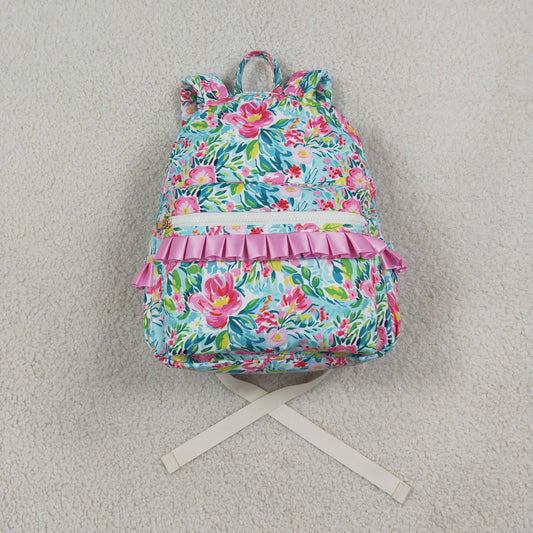 Baby Girls Kids Flower Ruffle Backpack Bags