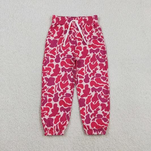 RTS Baby Girls Kids Pink Camo Pockets Jogger Pants Bottoms Clothes