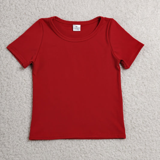 Sibling Baby Girls Kids Short Sleeves Shirts Yoga Active Pullovers Clothes