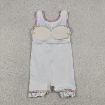 Baby Girls Kids Sleeveless Flower Shorts Yoga Active Sleeveless Dress
