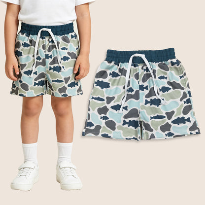 Baby Boys Kids Fish Camo Shorts Bottoms Summer Clothes