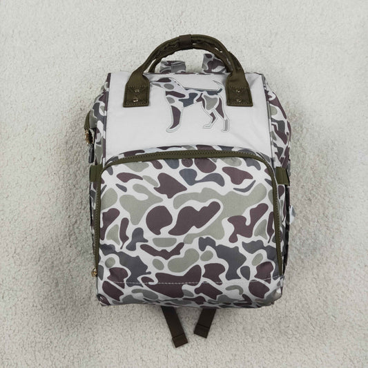 Sibling Baby Boys Kids Camo Print Zipper Backpack School Hunting Bag