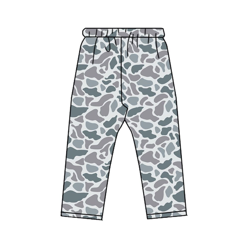 Moq 5 Preorder Baby Boys Kids Pants Grey Camo Clothes