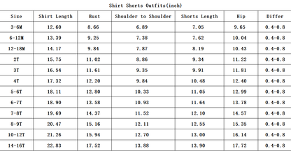 Baby Girls Kids Short Sleeves Goose Bows Hearts Flower Shirt Shorts Summer Set RTS